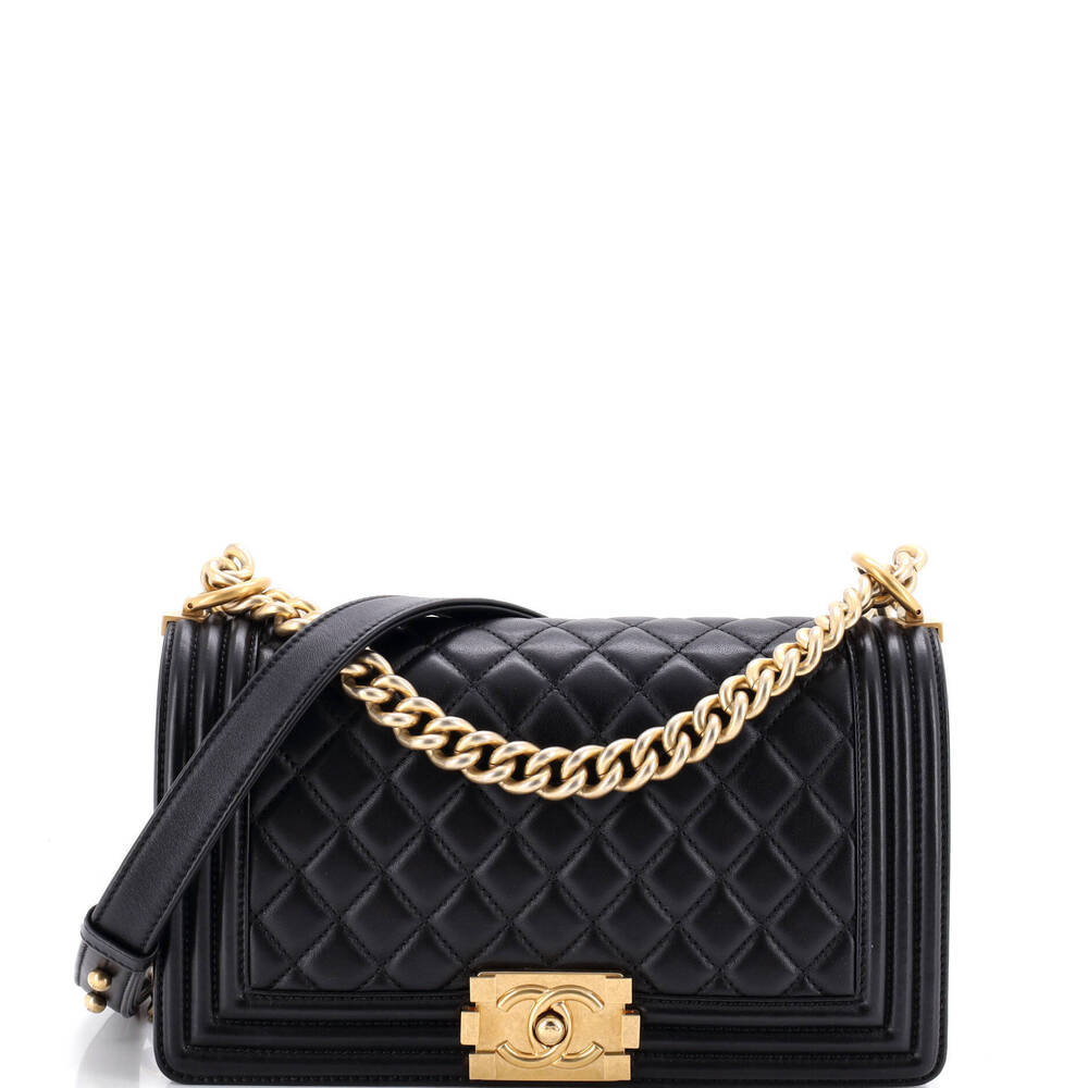 Chanel Old Medium Boy Flap Bag